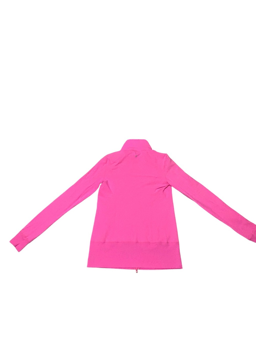 Lululemon Women's Pink Quilted Zipper Performance Jacket Long Sleeved Pockets - Picture 7 of 8
